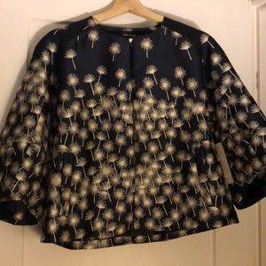 Special jacket, Japanese style floral bursts